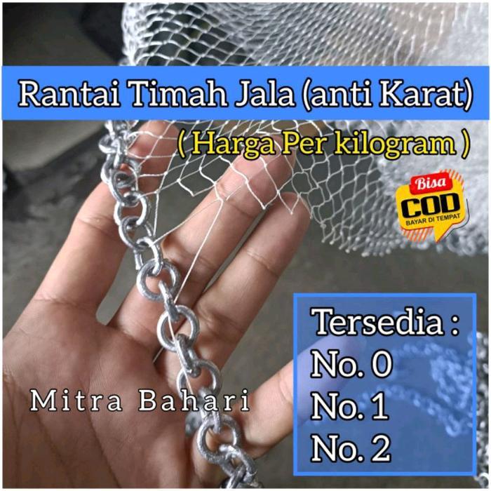 RANTAI TIMAH JALA | RANTAI PEMBERAT JALA IKAN | RANTAI SUPER NO 0 | RANTAI SUPER NO 1 | RANTAI JALA 