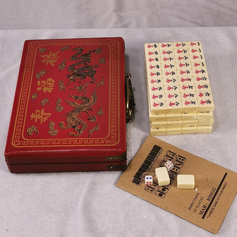 Chinese Culture Mahjong Game Set, Family Game Mahjong With Instructions, Chinese Traditional Mahjong