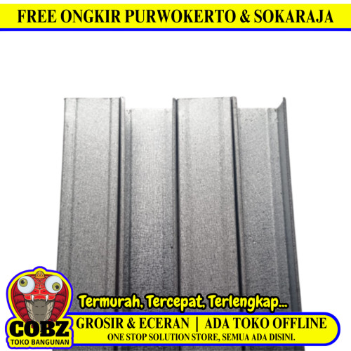 0.75 MM x 6 M / TM Canal Kanal C Truss Kaso Usuk Baja Ringan Batang