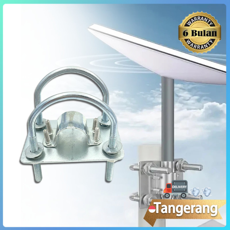 Bracket Antenna / Klem Penyangga Antena / Bracket Penyangga Antena Vertikal