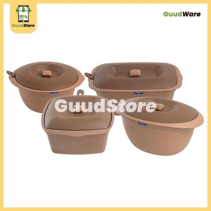 ( ISI 4 PCS ) PAKET MIX WADAH SAJI PRASMANAN SET/ PAKET MIX BASI SET SAJI PRASMANAN PLASTIK ESTETIK 