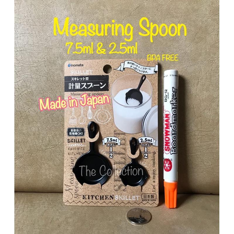 DP0156JP isi 2 Skillet Measuring Spoon 1138 Sendok Takar 7.5ml 2.5ml - Hitam