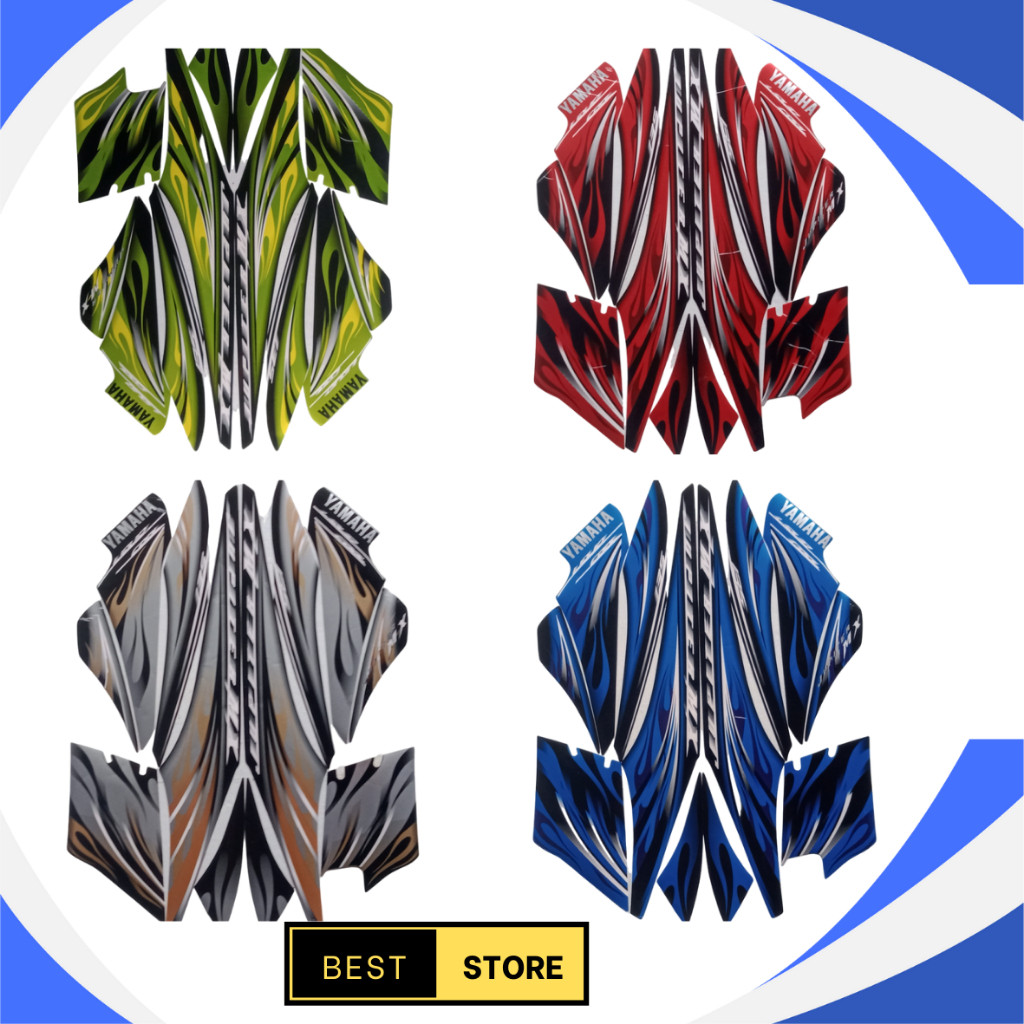 STRIPING STIKER LIST BODY STANDAR MOTOR YAMAHA JUPITER MX 2009 STANDAR LIST STIKER JUPITER MX 2009
