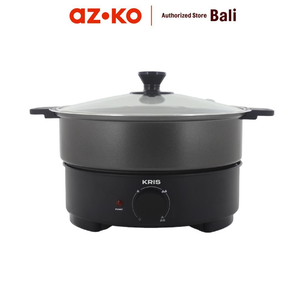 AZKO Kris 4 ltr Panci Elektrik Serbaguna Multifunction Electric Pan Kuali Pot Listrik Peralatan Masa