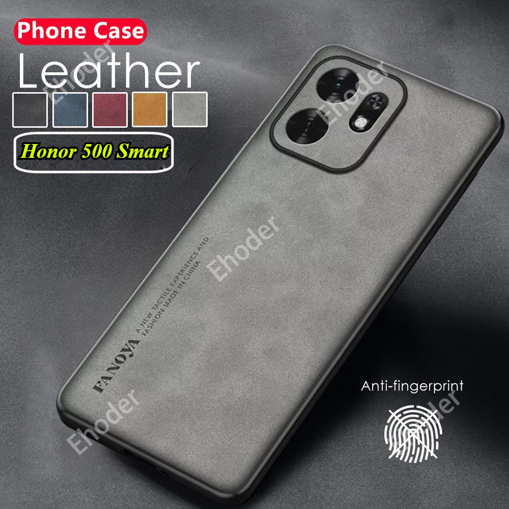 Casing untuk Honor 500 Smart 5G 2026, Casing Ponsel Kulit Domba TPU Soft Cover untuk Honor500Smart 5