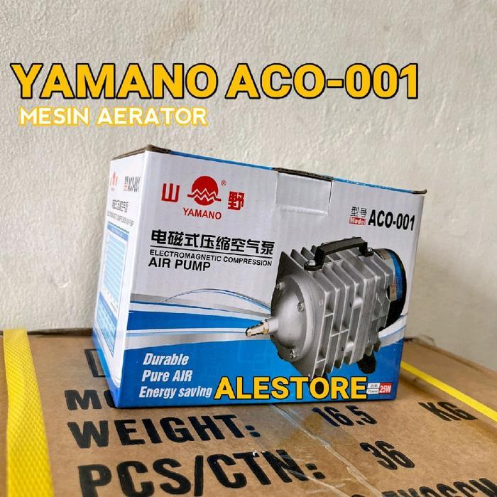 Mesin Aerator Yamano Aco-001 Dan Aco-002 Pompa Udara Aerator Aquarium dan Kolam koi - Aco-001