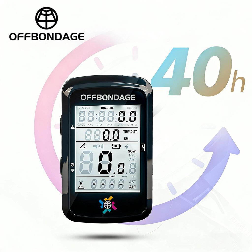 OFFBONDAGE GPS Bike Computer Wireless Waterproof Cycling Speedometer Bicycle Computer Road Bike MTB 