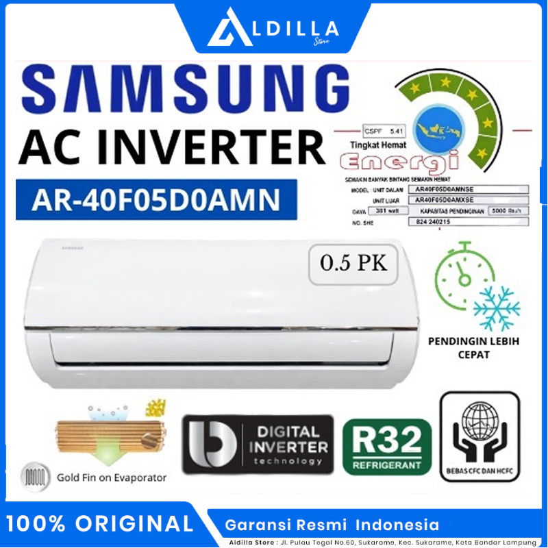 AC SAMSUNG 1/2PK INVERTER  AR40F05D0AMNSE/SAMSUNG AC 1/2PK INVERTER NEW SERIES