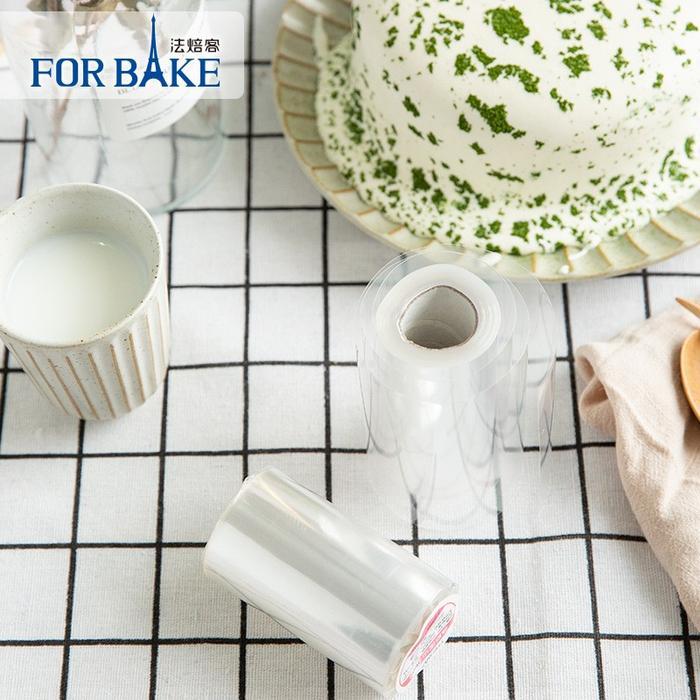 Forbake FB52115 -Mousse Cake Edge wrapping/Plastik Pinggiran Kue Tart - 8cm FB52115