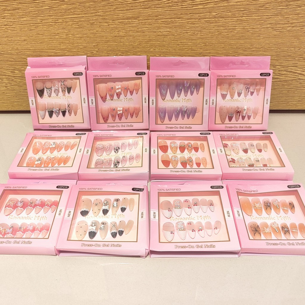 Kuku Palsu Romantic Myth Press-On Gel Nails Collection AW 1803108