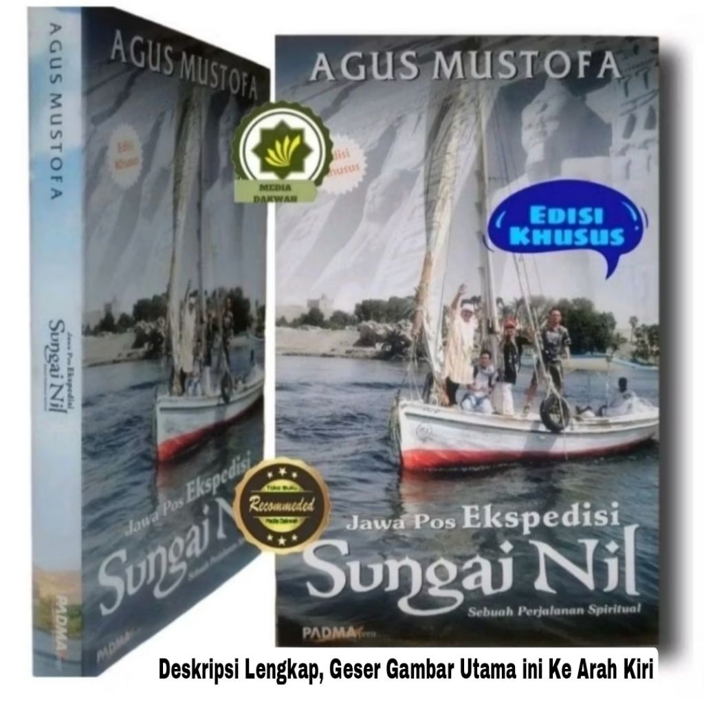 Mulia|| Buku Agus Mustofa Seri EKSPEDISI SUNGAI NIL Sebuah Perjalanan Spiritual Berguru Pada Ayat Ka