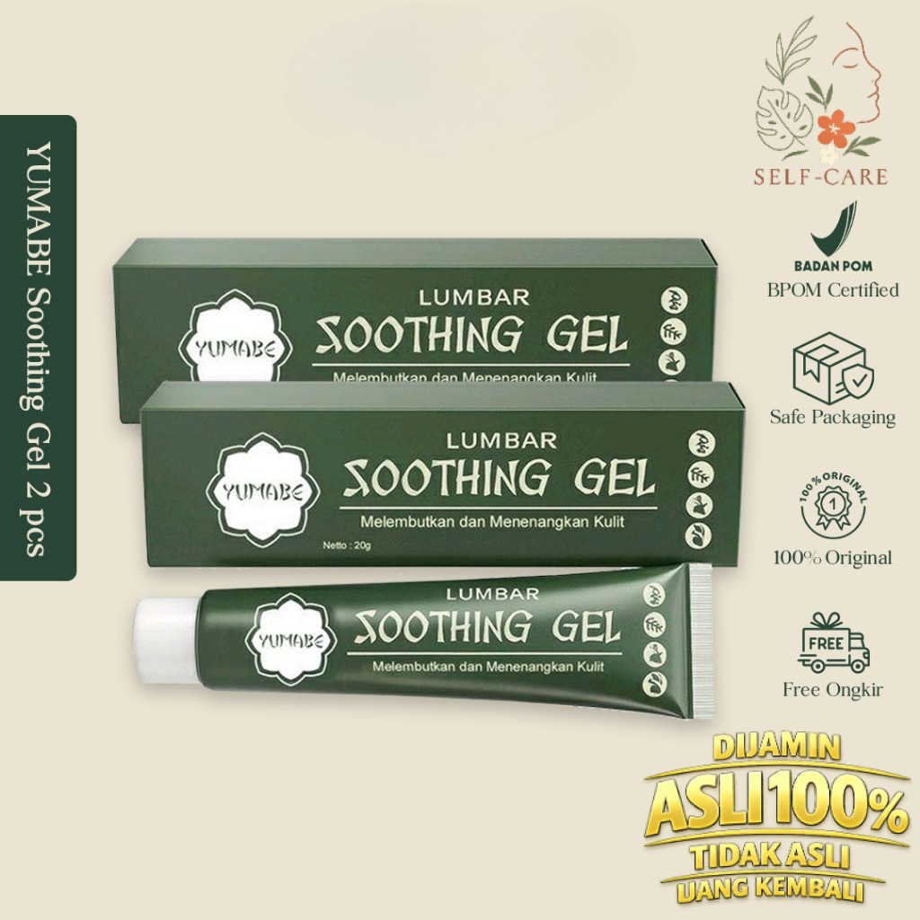 SC - 2 Pcs Di Jamin ASLI BPOM LUMBAR YUMABE SHOOTING GEL Spin Cooling Gel Krim Cream Pereda nyeri - 