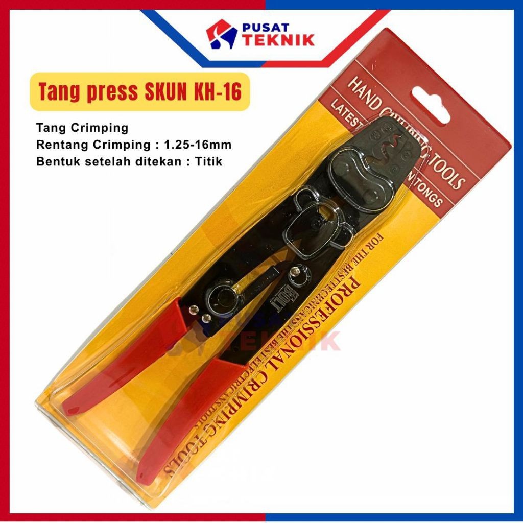 SEMAGOOL Tang Crimping Skun HS-16 Tang press Skun 1.25-16mm Crimping Tool HS-16 KH-16