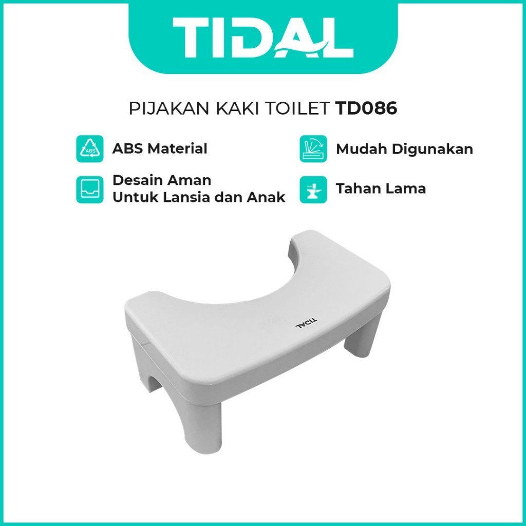 TIDAL Kursi Bangku Pijakan Kaki Toilet / Kloset Duduk Tidal TD086