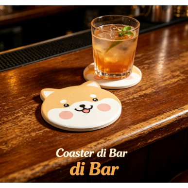 Diatomaceous Cup Coaster  Coaster Diatomite Coaster Diatomite Tray  Tatakan Gelas