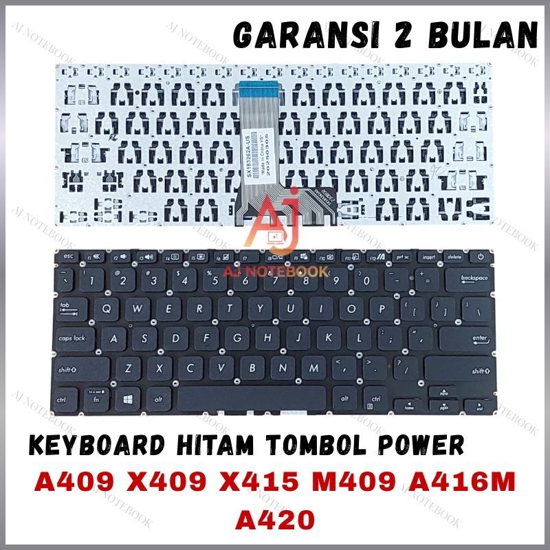 Keyboard Laptop Asus VivoBook 14 A409 M409 M409B M409BA M409DA -AJNB