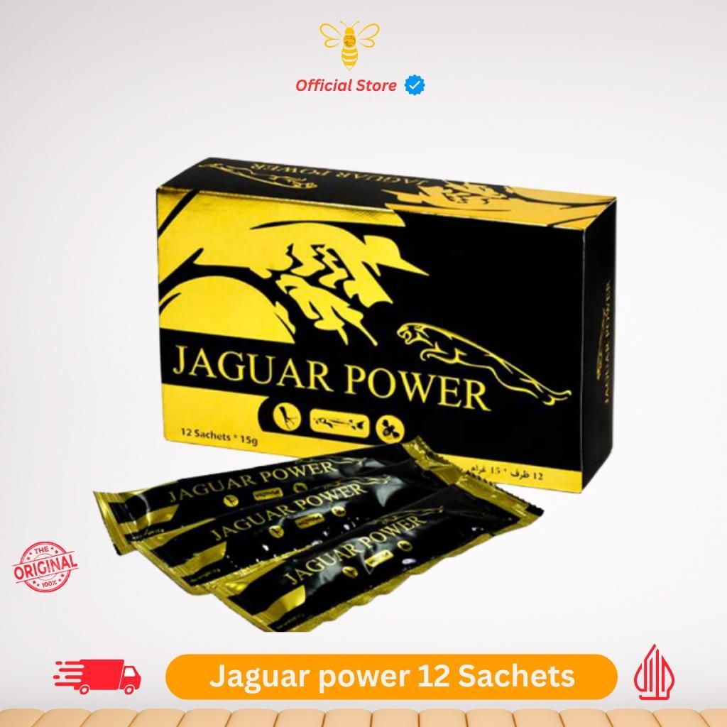 Jaguar Power Vital Honey Madu Kuat Herbal Asli Malaysia Original | 24 Sachet x 10g | Madu Murni Pria
