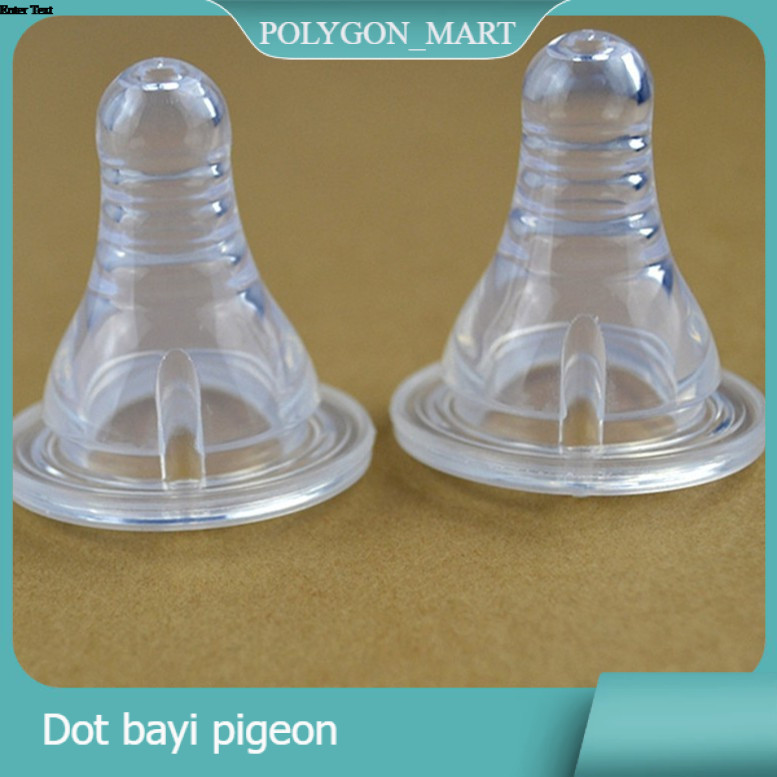 Dot Bayi Pigeon Silicone Nipple Lembut Lentur | Karet Dot Ekonomis Isi Banyak
