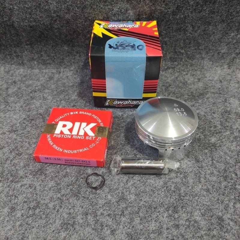 SEHER PISTON KIT KAWAHARA 52 55 54.5 55 55.25 57 58 58.5 59 63 PEN 13 JUPITER VEGA KAZE BEAT SCOOPY 