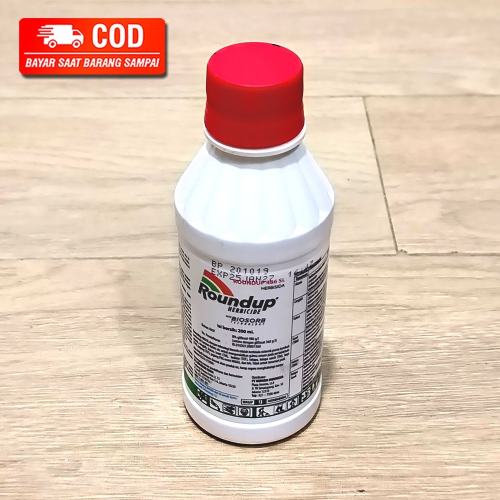 OBAT PEMBASMI RUMPUT ROUNDUP / RONDAP PEMBASMI RUMPUT / GULMA 200 ML
