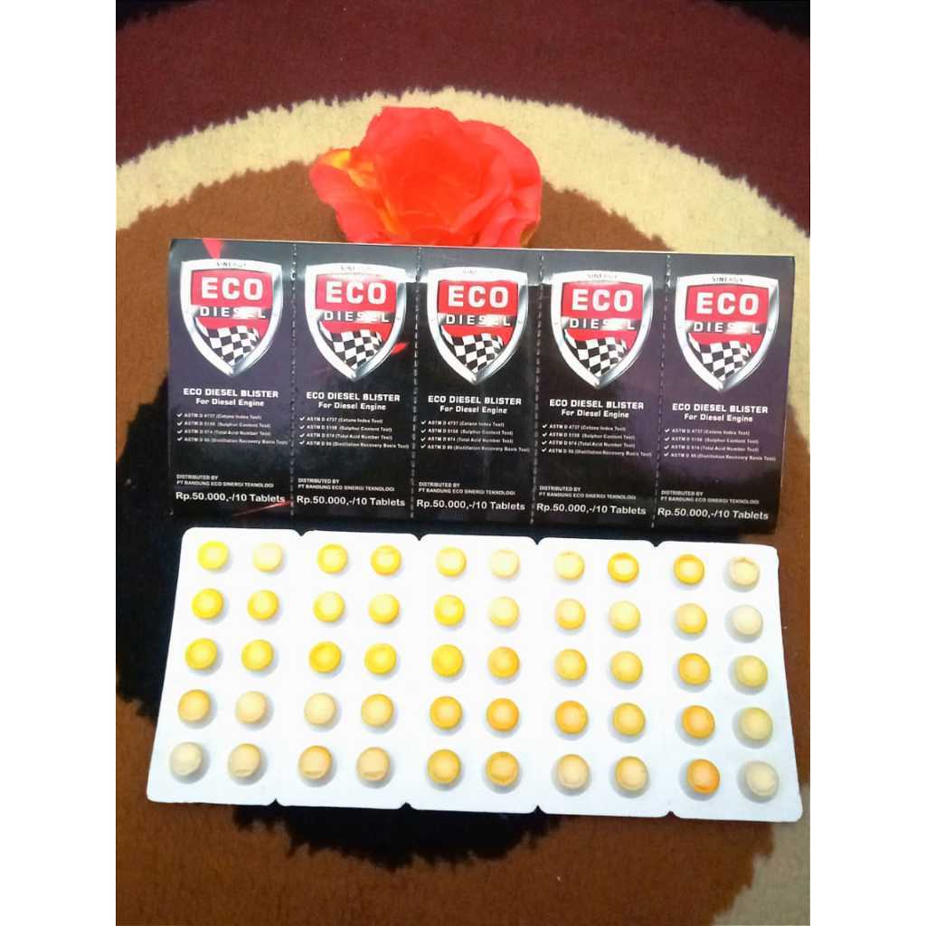 Eco Racing Diesel 1 Blister Isi 50 Penghemat BBM - Eco Diesel