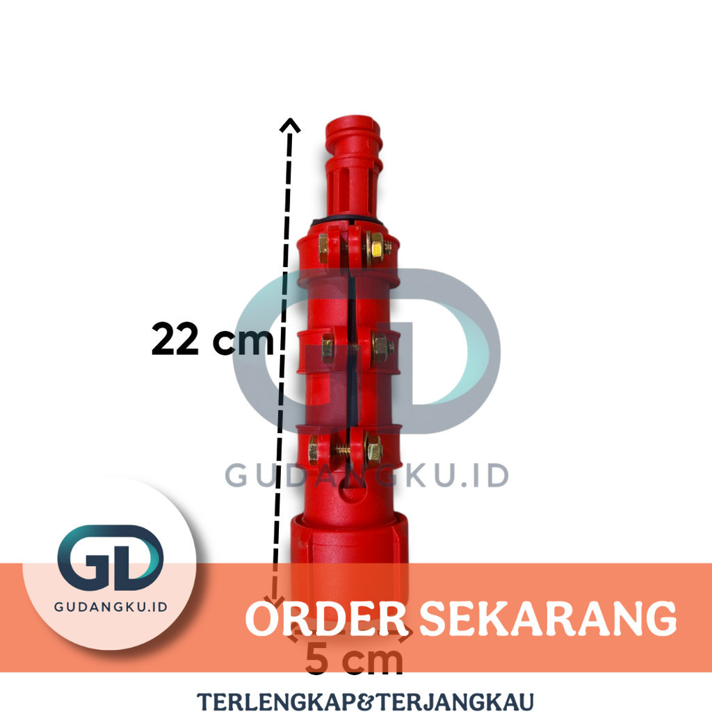 KLEM FIBER EGREK SAWIT SENTER WARNA MERAH TERMURAH (GUDANGKU.ID)