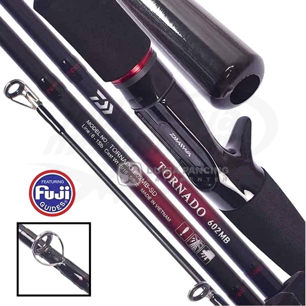 Joran Baitcasting DAIWA TORNADO 2019 Pilih Ukuran