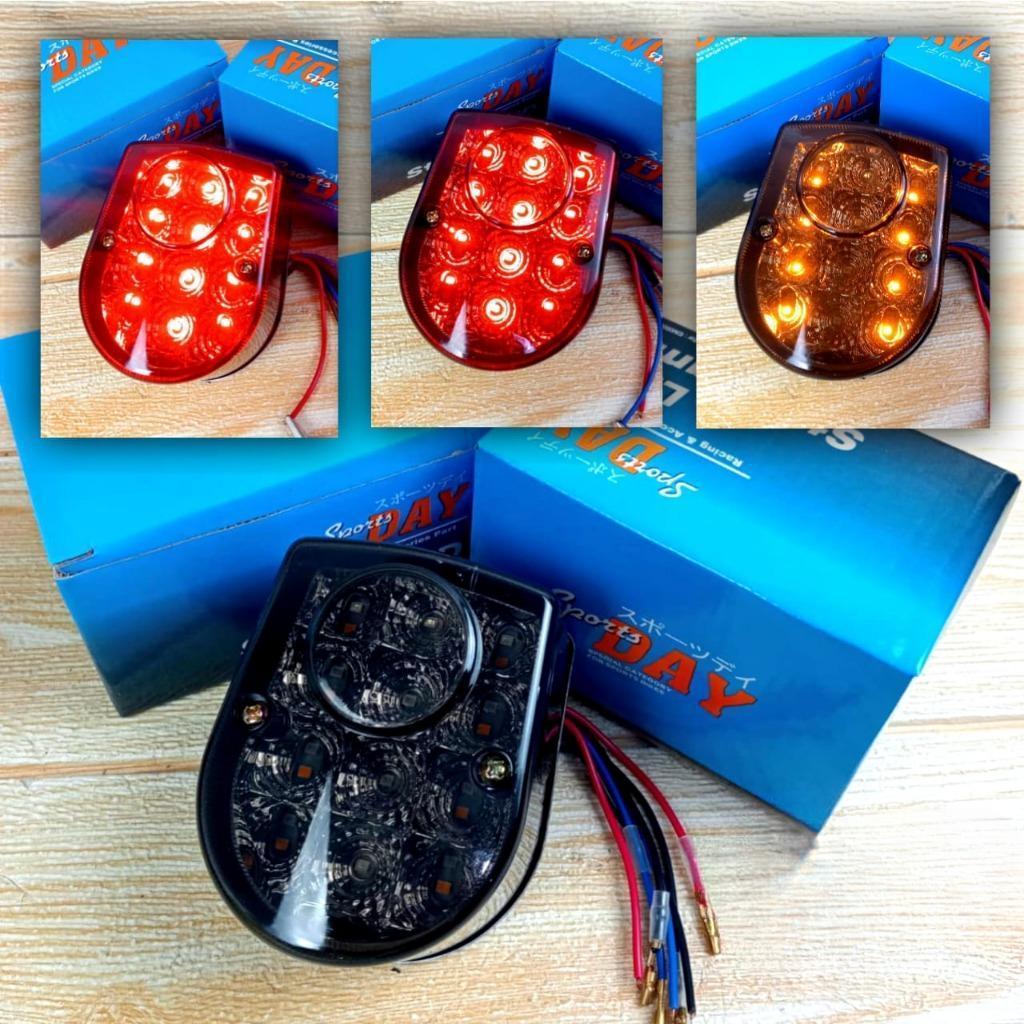 Stoplamp C70 LED Lampu Stop Honda C 70 LED Lampu Berhenti C70 / Olong Fungsi Sein Sports DAY
