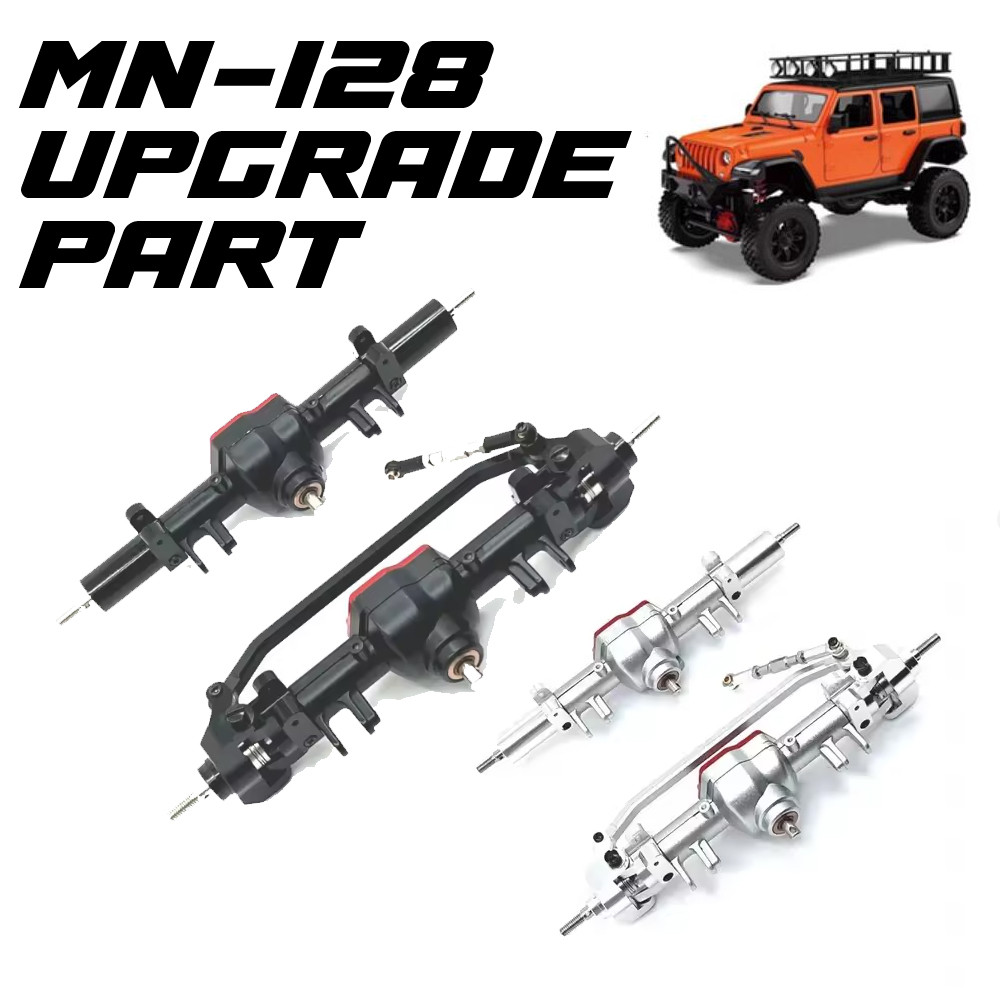 MN128 MN86 G500 Upgrade Metal Front Rear portal Bridge Axle Differential Assembly Set