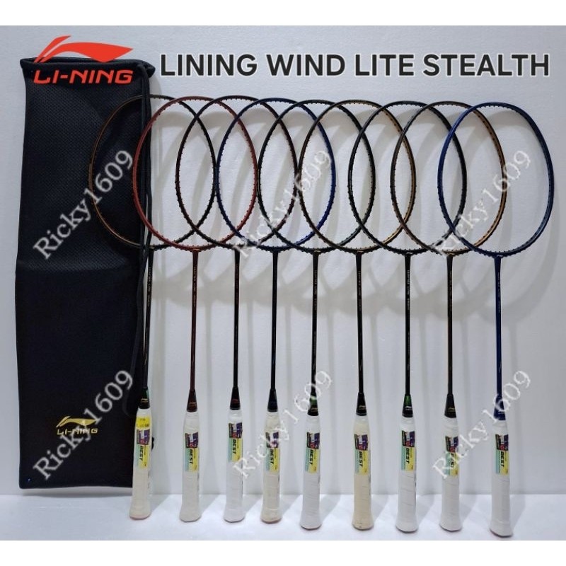RAKET BADMINTON LINING WIND LITE STEALTH - RAKET LINING WINDLITE STEALTH - TENSION 30 LBS - ORIGINAL