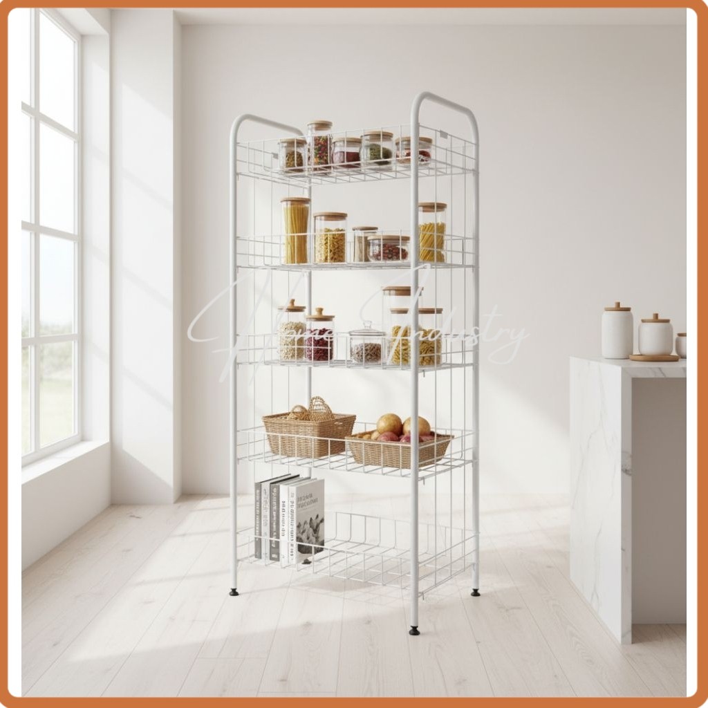 Rak serbaguna jumbo susun 5 warna random/Rak chiki/Rak besi/Rak toko/Rak display/Rak keranjang/Rak s