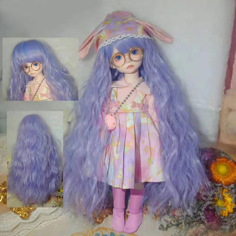 1/6 Bjd Doll Wig Head Circumference 16-17cm Short Hair/straight Hair/wavy Curls 28cm Doll's Accessor