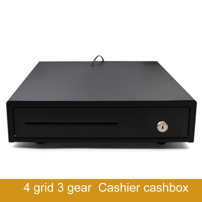 4 grids and 3 section  cash register supermarket cash register box  commercial cash register