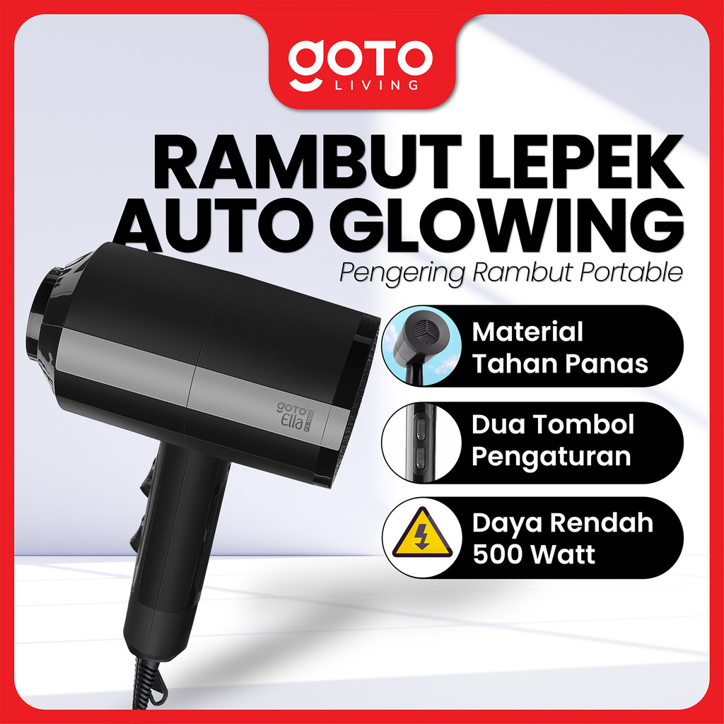 Goto Ella PX-3805 Hair Dryer Pengering Rambut Hairdryer Portable