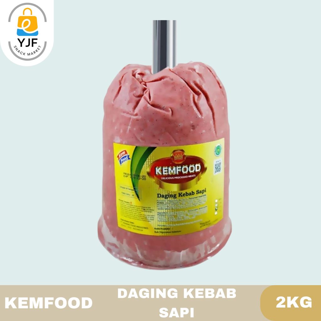 Kemfood Daging Kebab Sapi 2kg / Daging Isi Kebab
