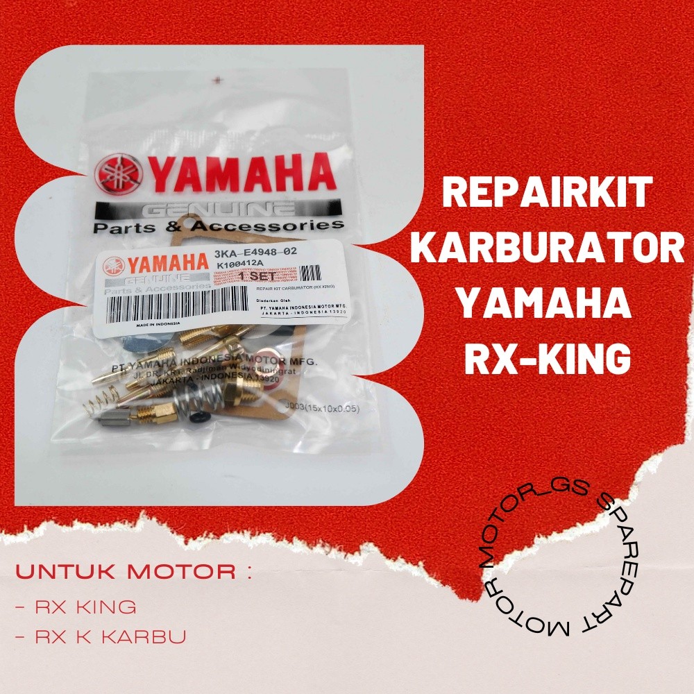ori Repair Kit Karburator Yamaha Rx King Rx K Karbu Repair Kit 3KA-E4948-00 original premium