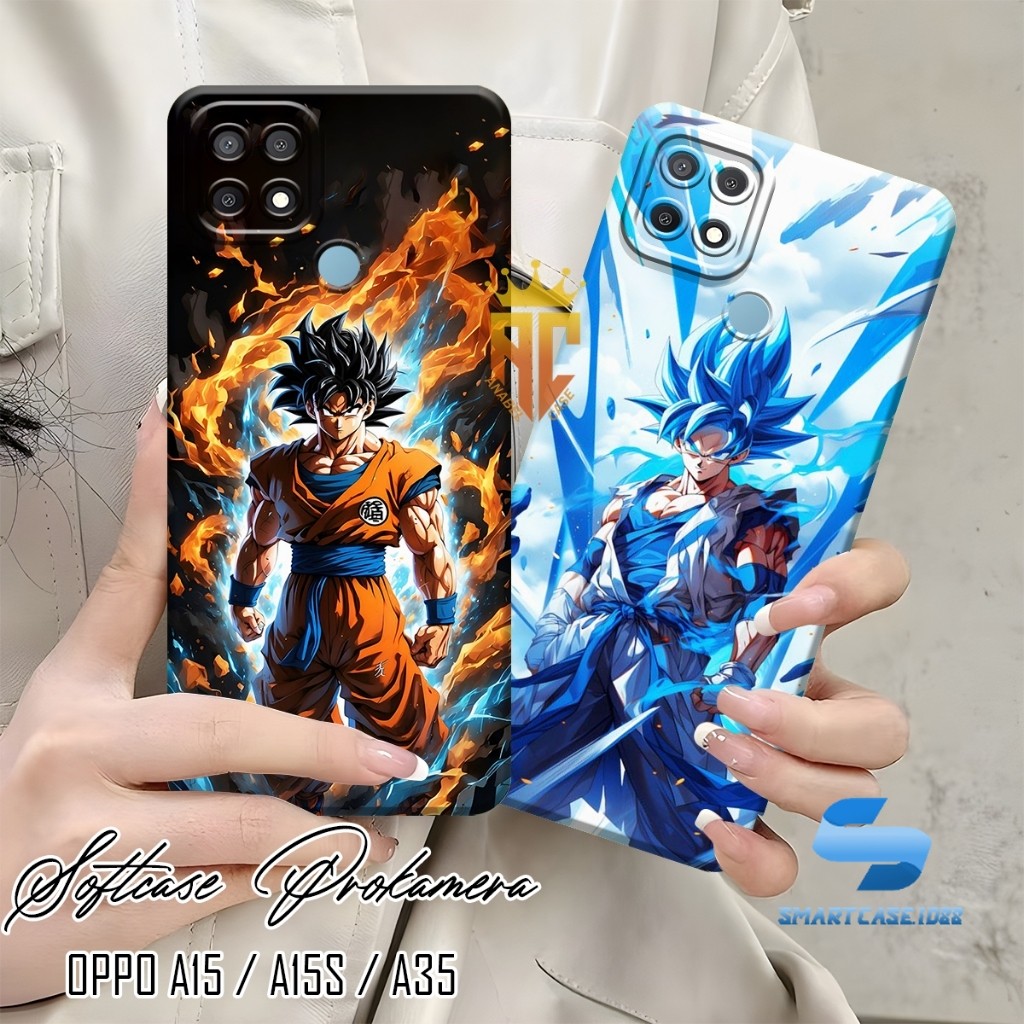 Softcase Prokamera OPPO A15 / A15S / A35 Motif Dragon ball Anime  - Case Oppo a15 - Case Hp [CPO28]]