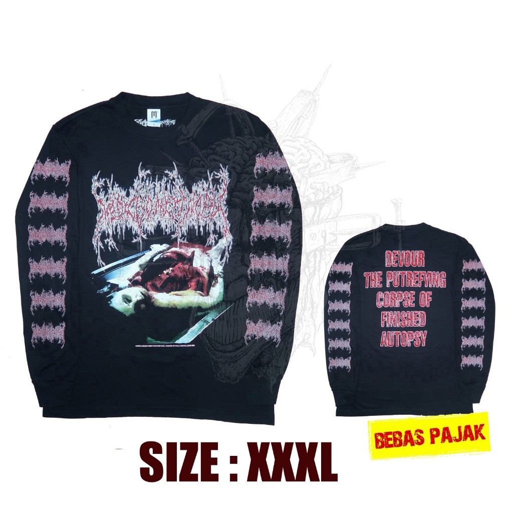 ORIGINAL & BERLISENSI - LONG SLEEVE - MEDIC VOMITING PUS - DEVOUR THE PUTREFYING CORPSE OF FINISHED 