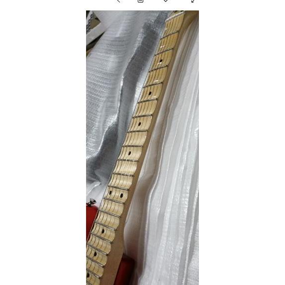 New scalloped fingerboard,big headstock guitar neck Maple fingerboard 67