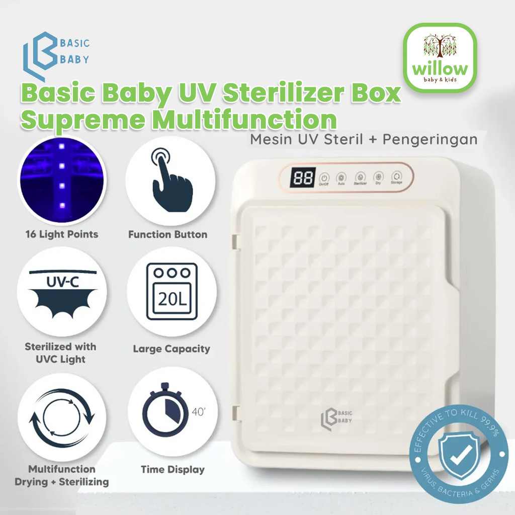 Sterilizer - Basic Baby UV Sterilizer Box Supreme Multifunction