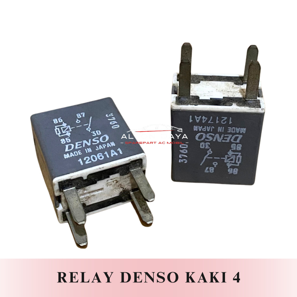 RELAY DENSO 12VOLT KAKI 4 RILEY RELAY DENSO 7181 - 8374