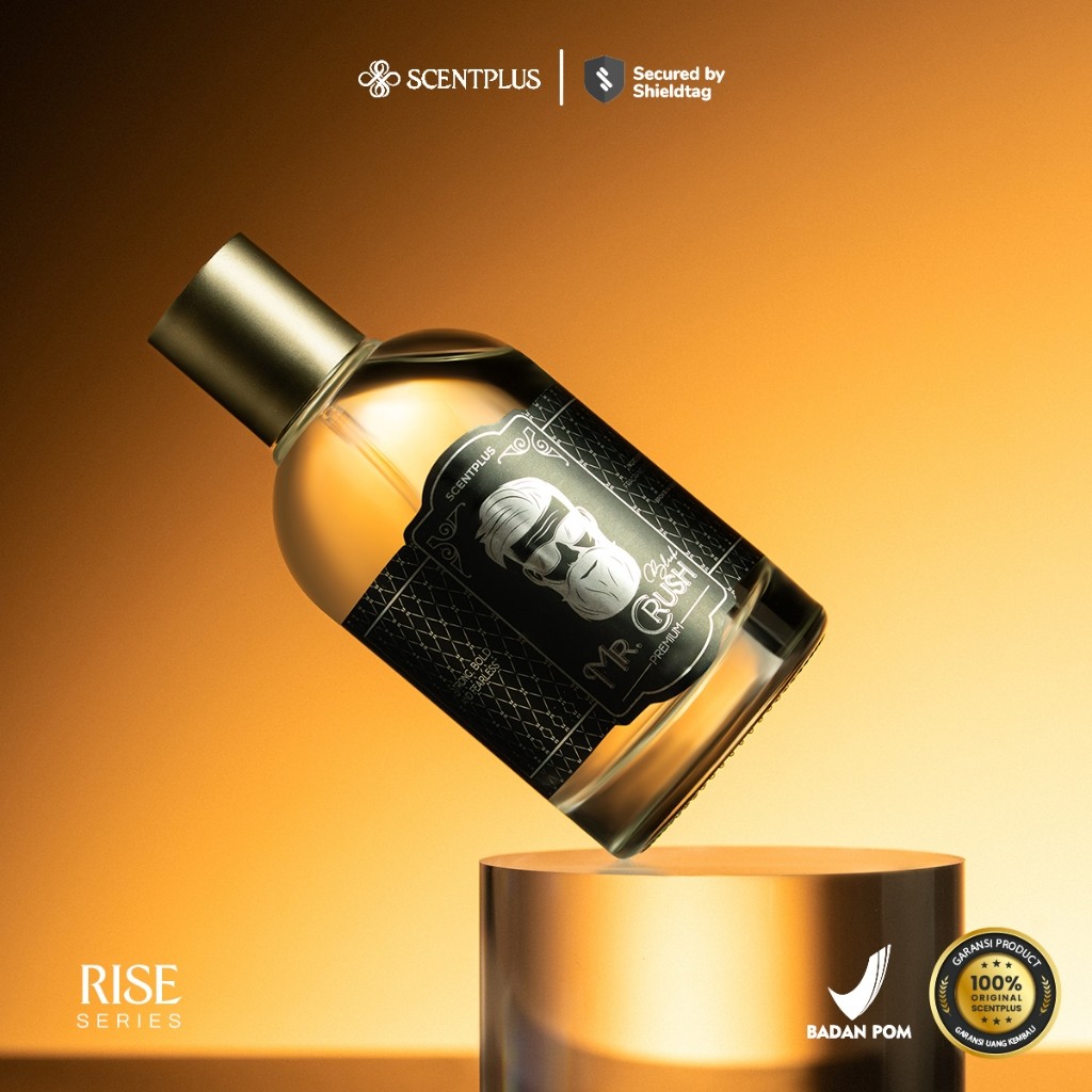 Scentplus Mr. Crush Black Eau de Parfum – Parfum Pria Sporty Woody Tahan Lama