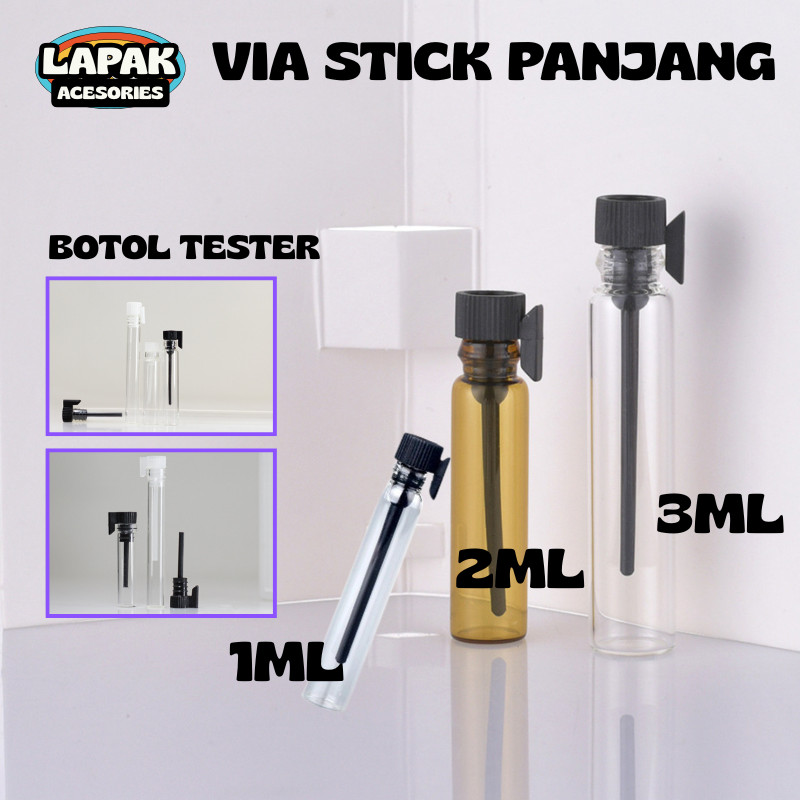 Vial Botol Stik – Tester Parfum 1ML / 2ML / 3ML