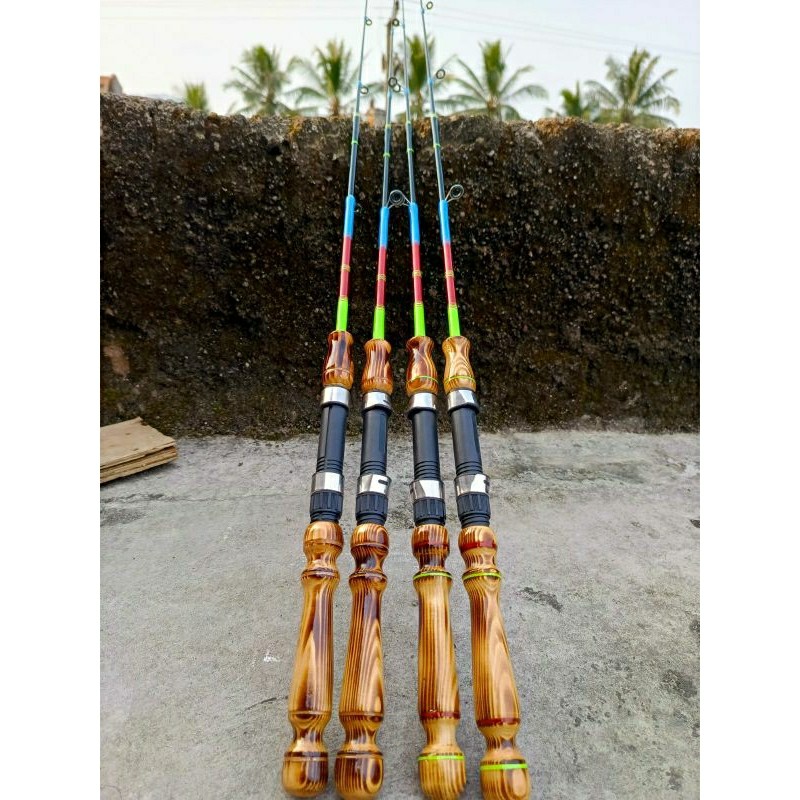 Joran Udang Galah Lentur Fiber Solid Murah