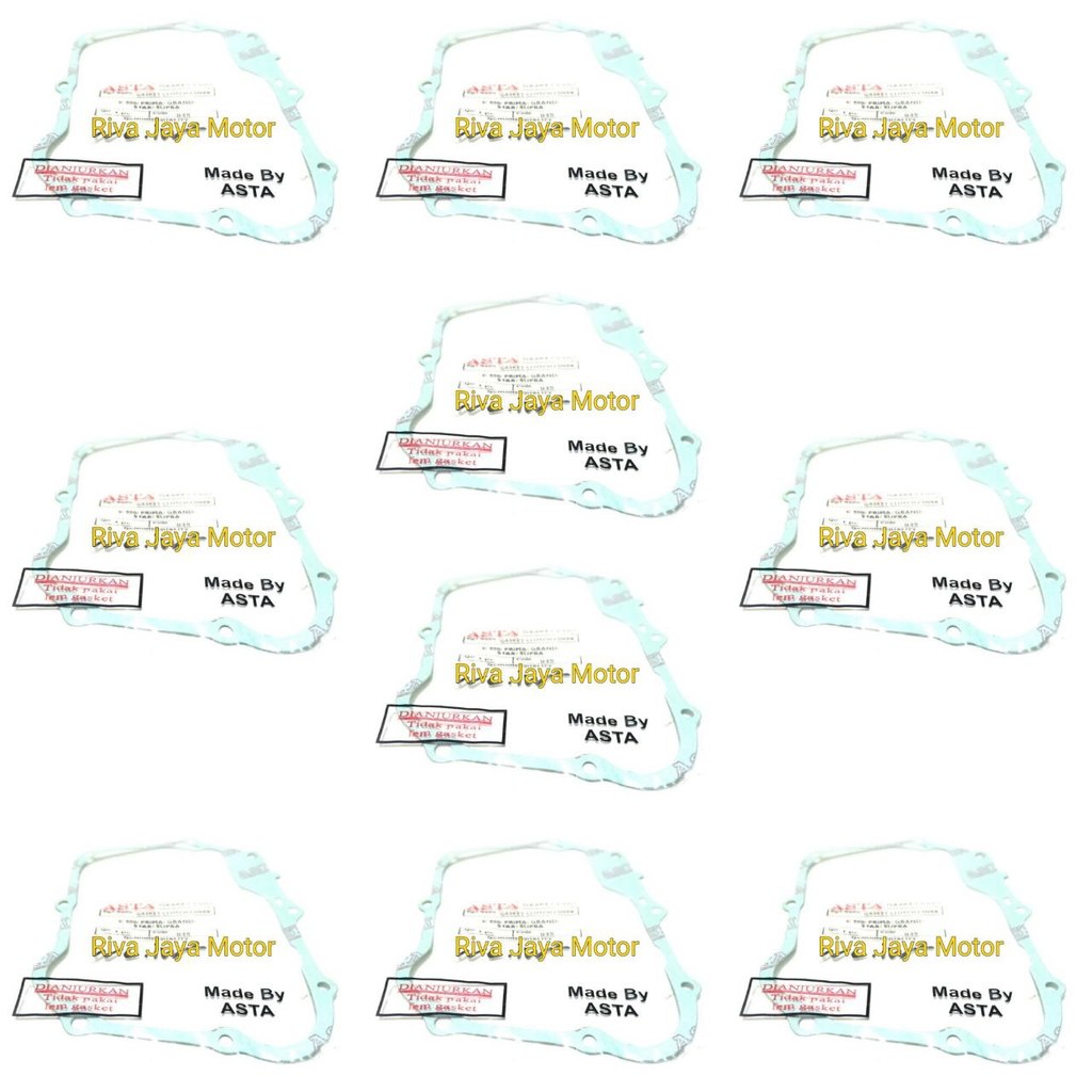 10 Pcs Paking Packing Gasket Bak Blok Kopling Grand Supra X Fit Prima C70 C70 Star Legenda Asta