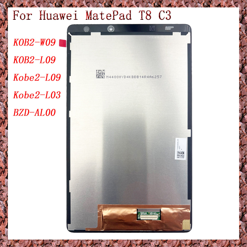 AAA+ For Huawei MatePad T8 C3 8.0 KOB2-W09 KOB2-L09 BZD-AL00 LCD splay Touch Screen gitizer Assembly
