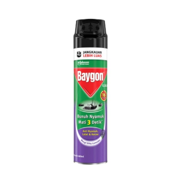 BAYGON AEROSOL LAVENDER 600 ML