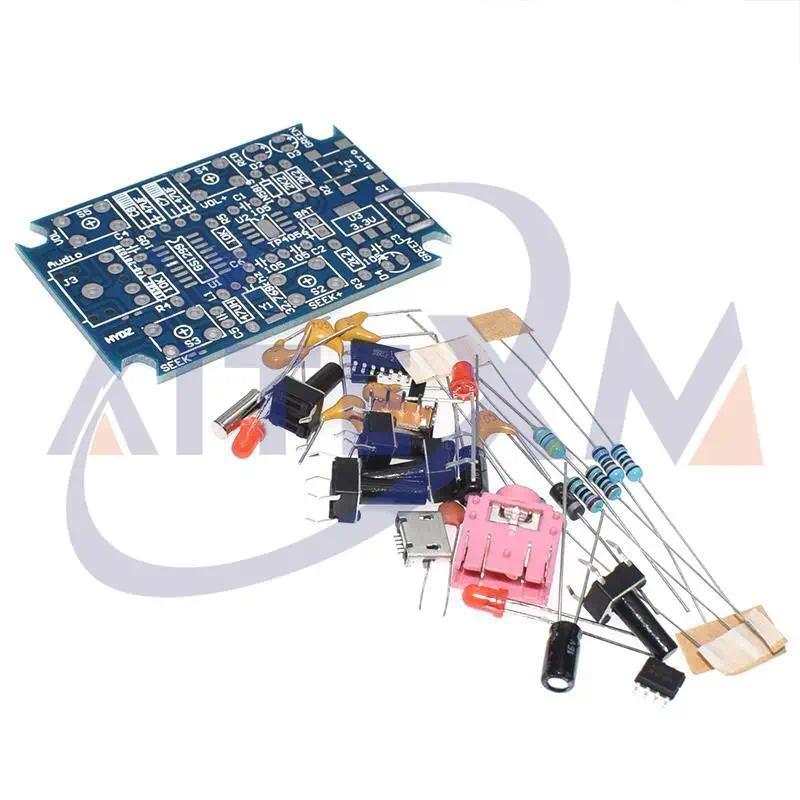 Kit Elektronik DIY Modul Penerima Radio FM Stereo Nirkabel PCB 76MHz-108MHz DC 18V-36V