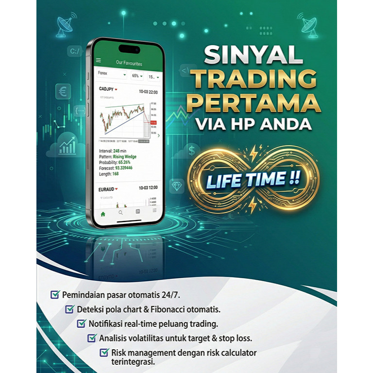 Aplikasi HP Sinyal Premium Trading 2025 - LIFE TIME (Forex, Gold, Komoditi, Dll)