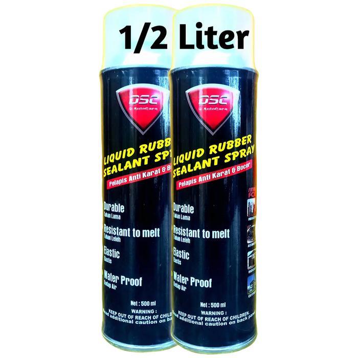 PROMO  2 Botol Anti Bocor Spray Penambal Atap Bocor Rubber Sealant Waterproof - Transparan